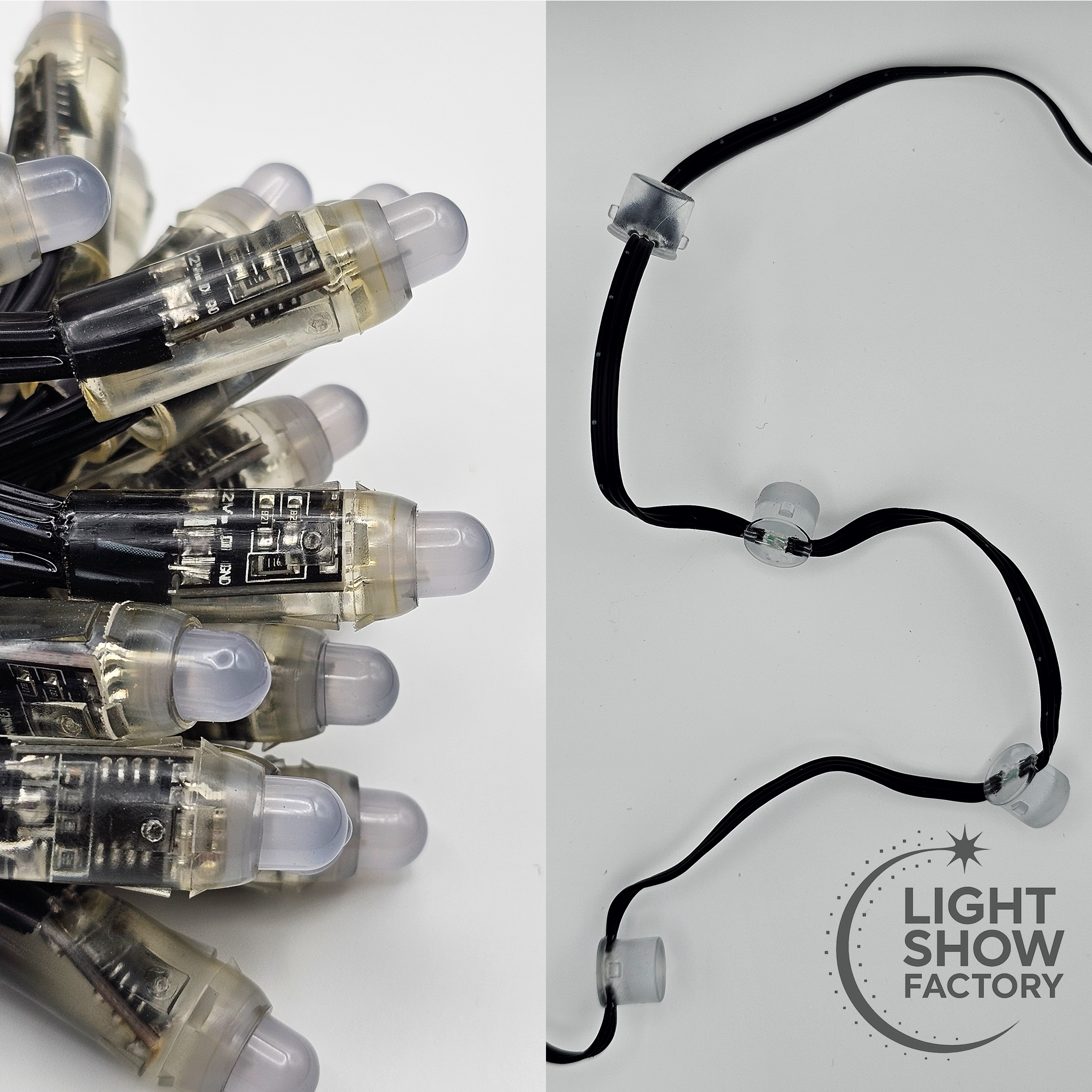 led pixel lights for animated displays