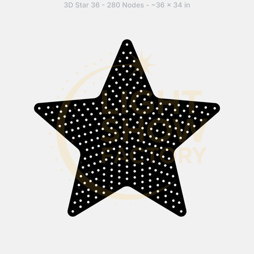 CORO - 3D Star 36 - 280 Pixels