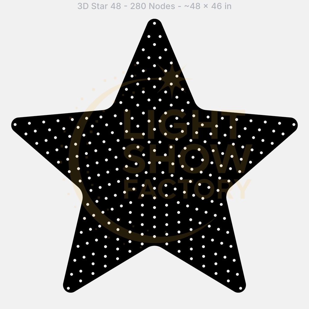 CORO - 3D Star 48 - 280 Pixels