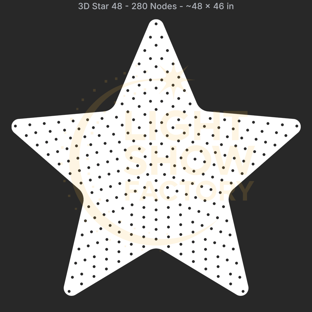 CORO –  Étoile 3D 48 – 280 Pixels