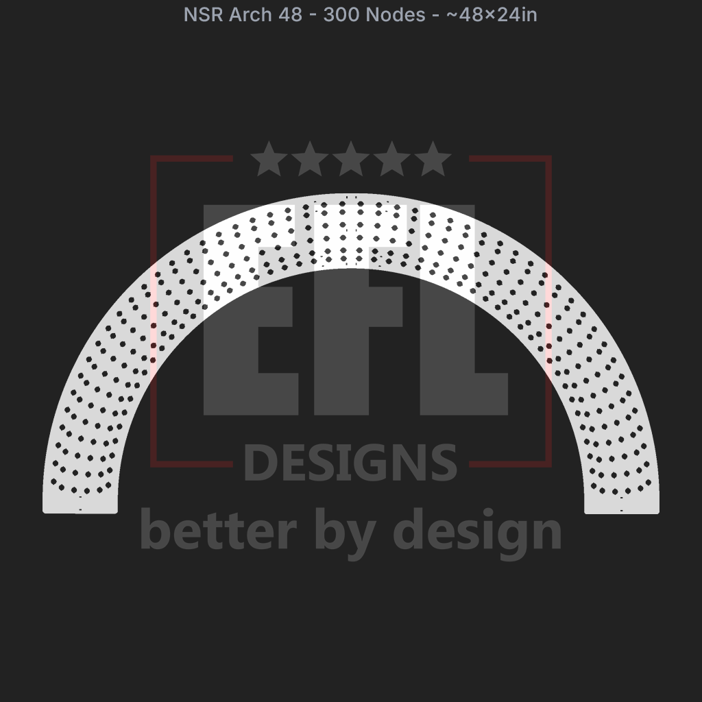 CORO - EFL Designs - NSR Arch 48 - 300 Pixels