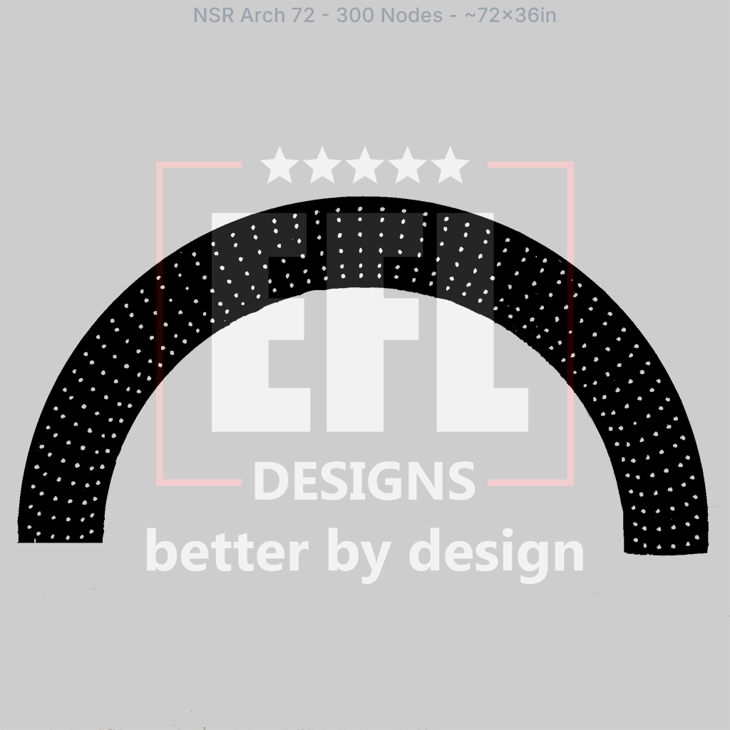 CORO - EFL Designs - NSR Arch 72 - 300 Pixels