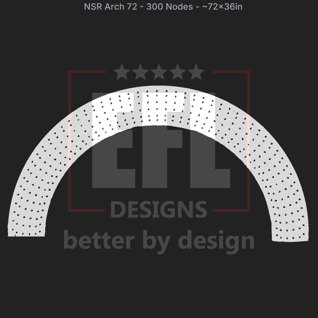 CORO - EFL Designs - NSR Arch 72 - 300 Pixels