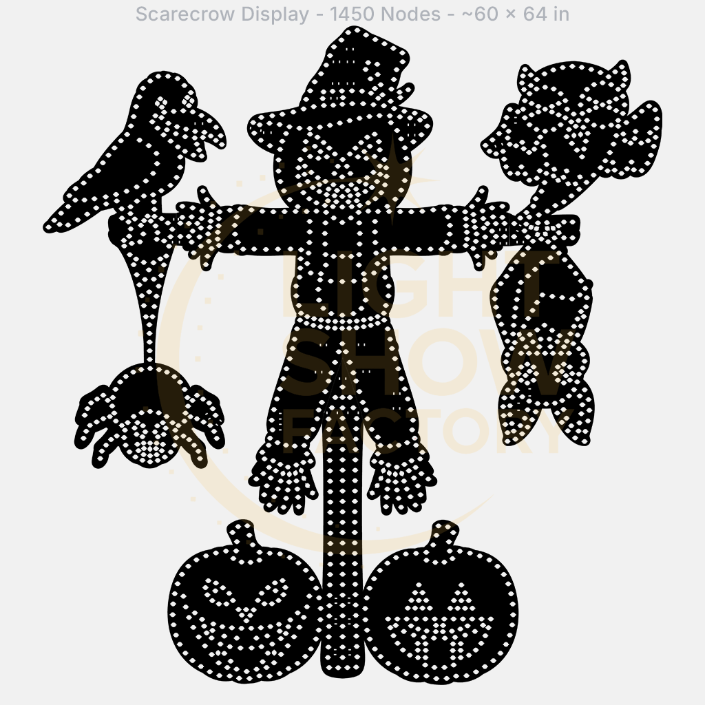 CORO - Scarecrow Display - 1450 Pixels