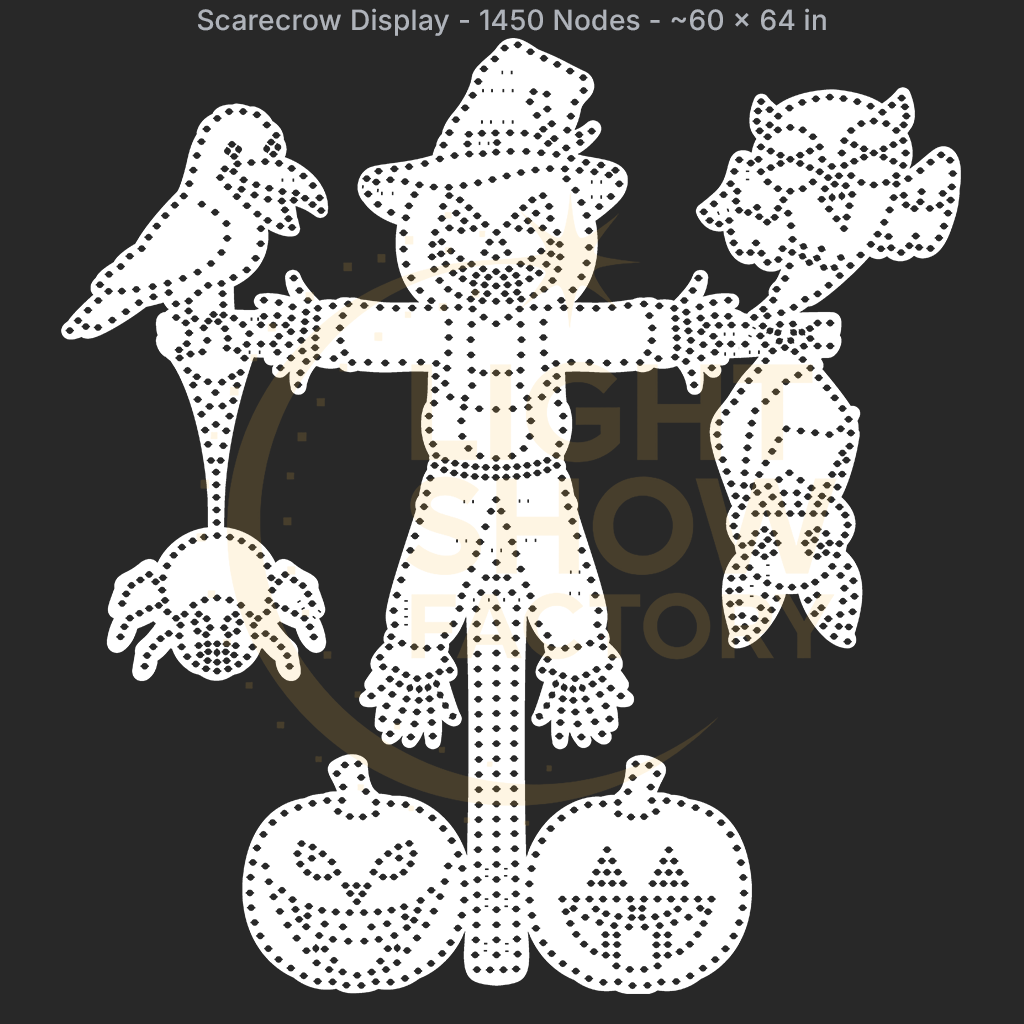 CORO - Scarecrow Display - 1450 Pixels