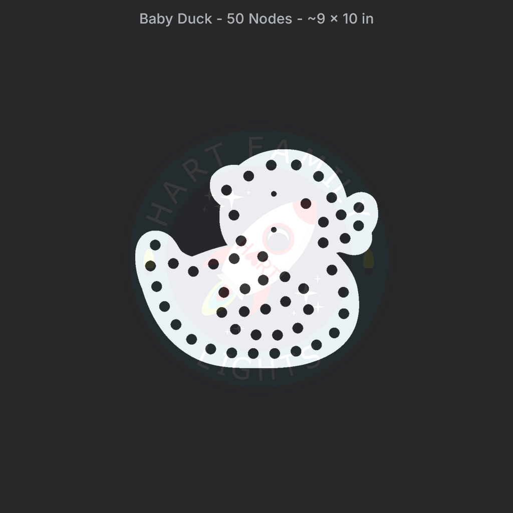 CORO - Hart Family Lights - Baby Duck - 50 Pixels