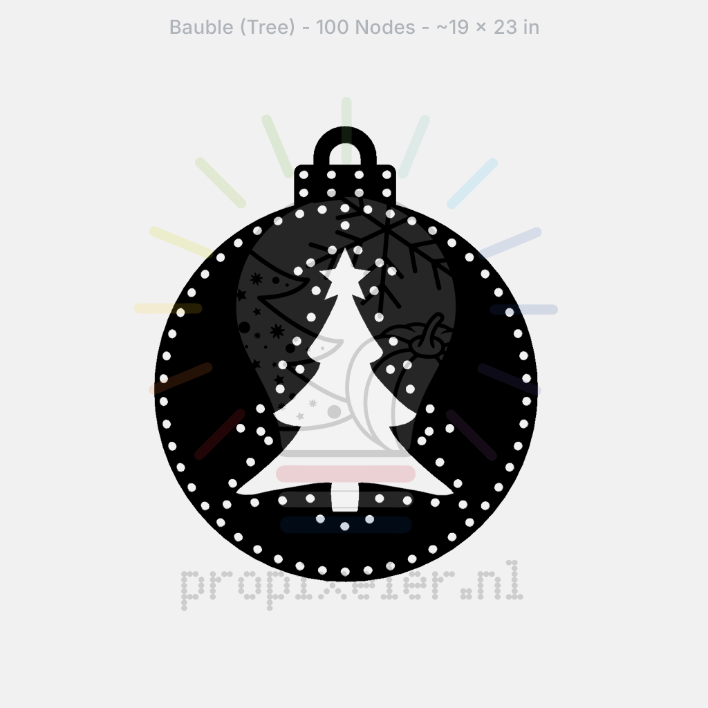 CORO - ProPixeler - Ornament  (Tree) - 100 Pixels