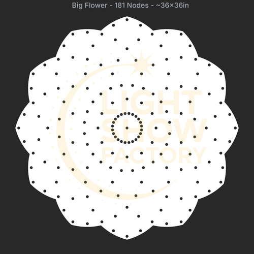 CORO - Big Flower - 181 Pixels