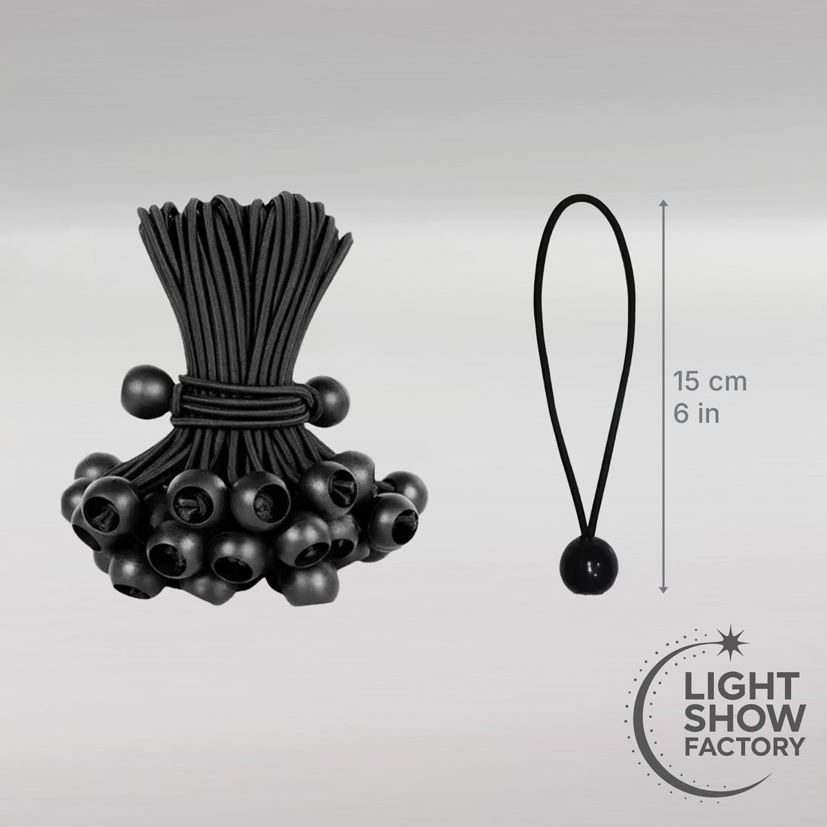 Ball Rope Bungee Cords (16 pcs)