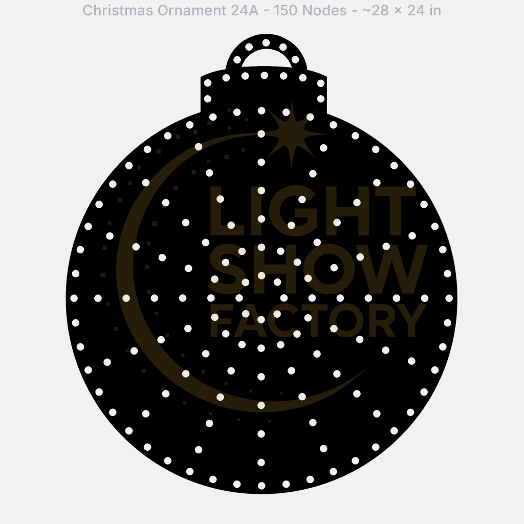 CORO - Christmas Ornament 24A - 150 Pixels