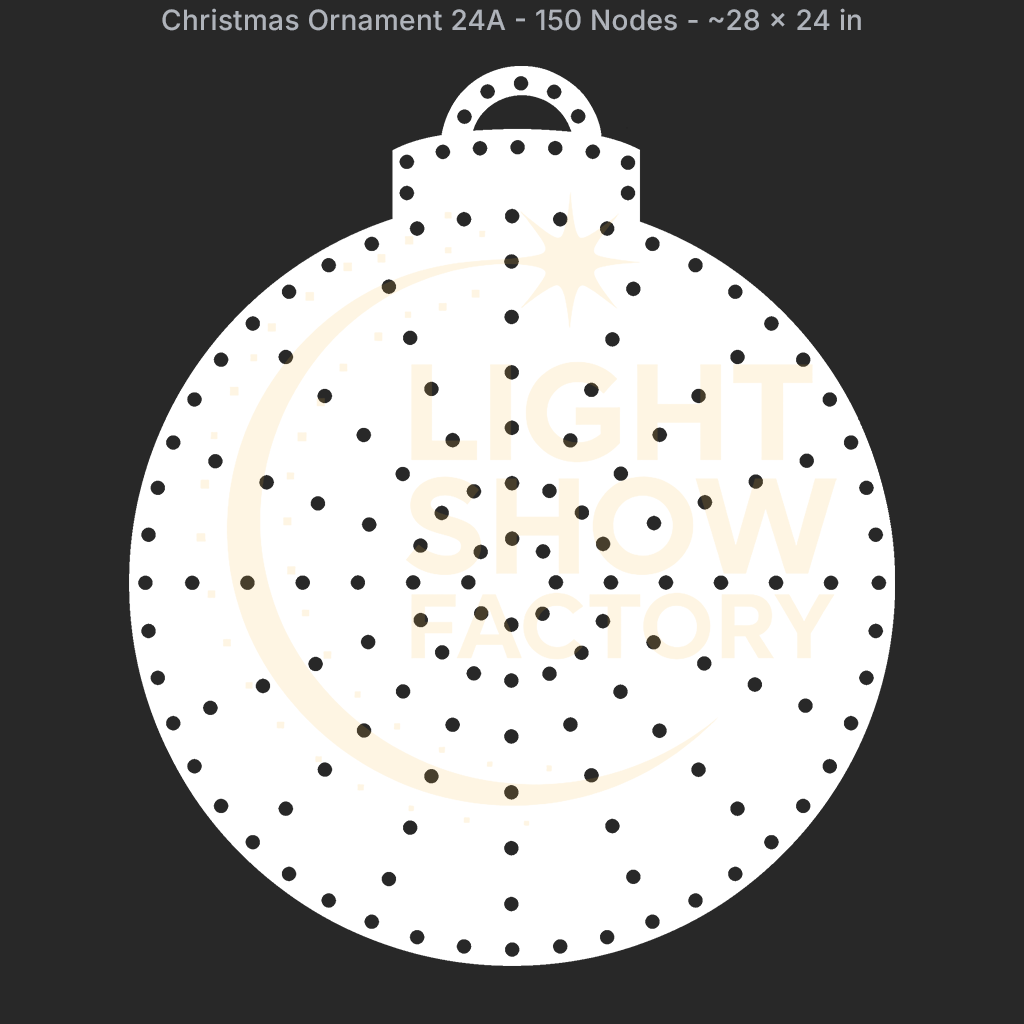 CORO - Christmas Ornament 24A - 150 Pixels