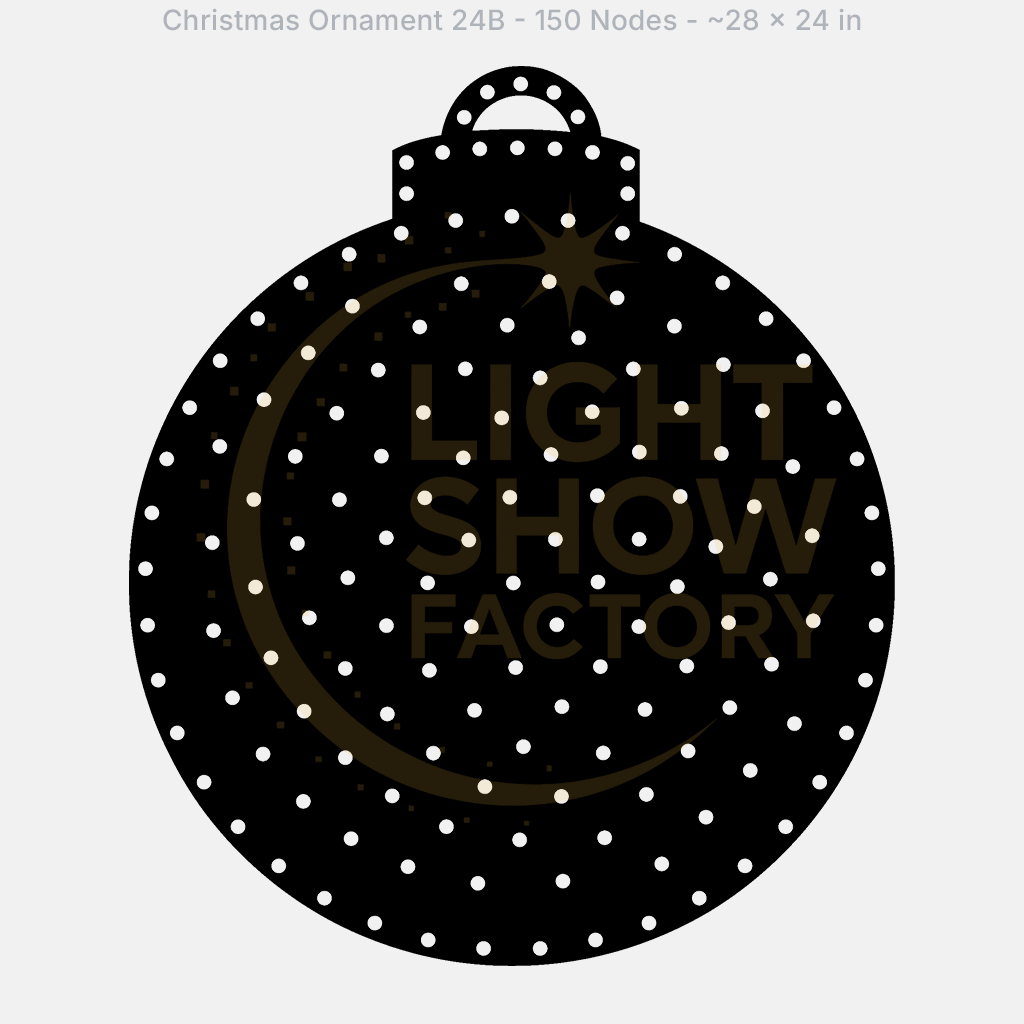 CORO - Christmas Ornament 24B - 150 Pixels