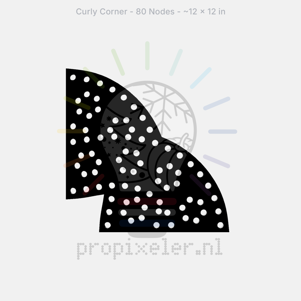 CORO - ProPixeler - Curly Corner - 80 Pixels