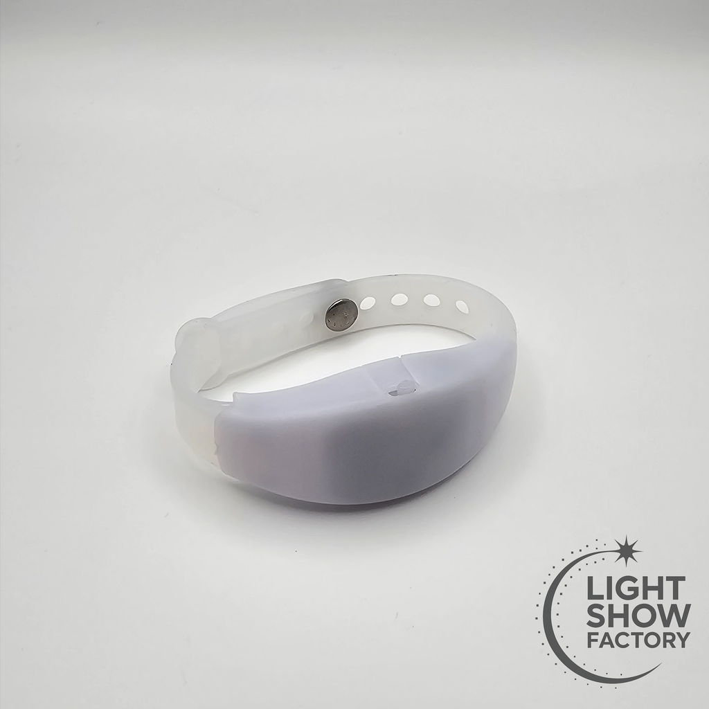 Bracelets RGB à DEL contrôlés par DMX (Pack de 25)