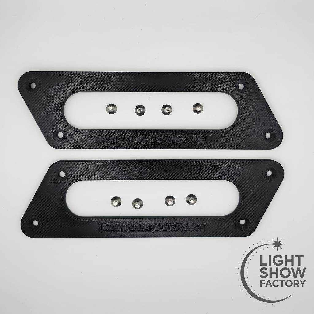 Dual-Stack Mounting Brackets for Mean Well LRS-350 Power Supplies