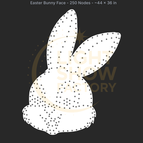 CORO –  Visage de Lapin de Pâques – 250 Pixels