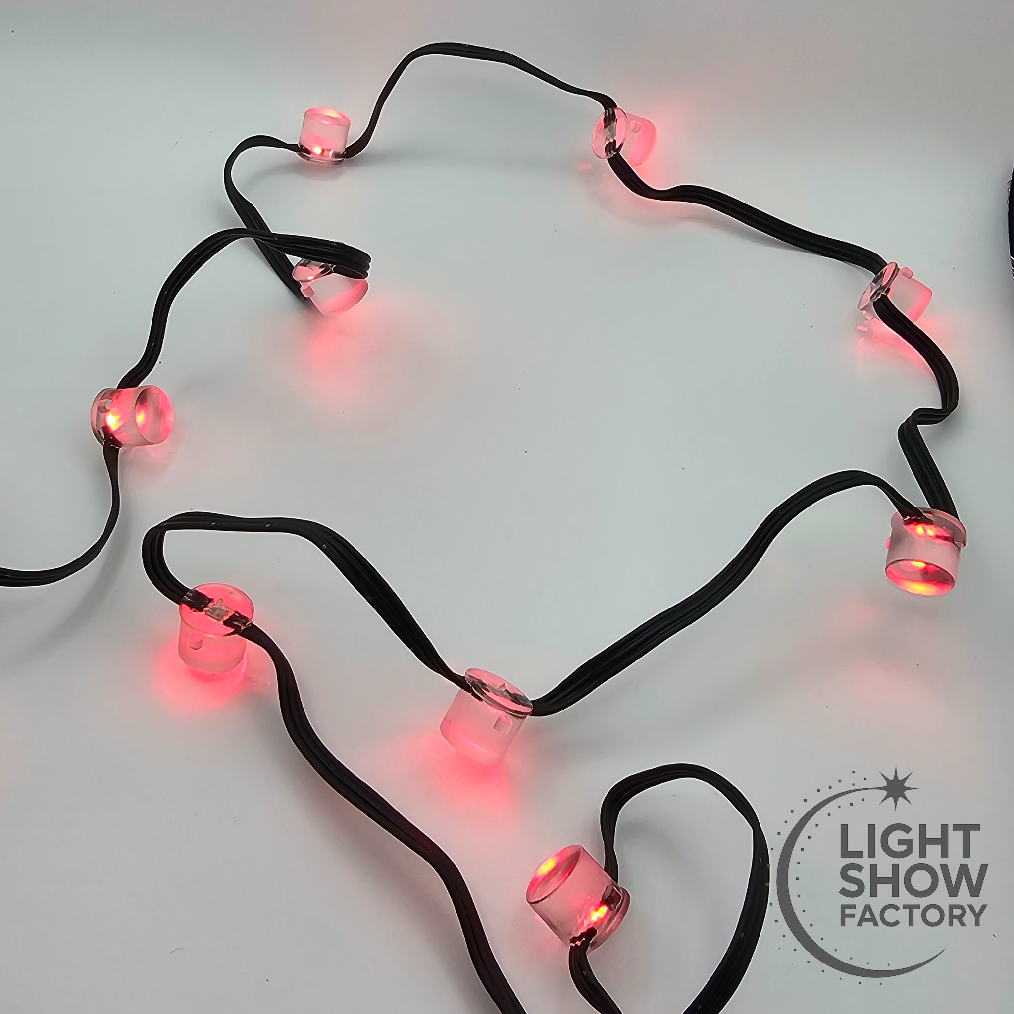 12v ws2811 evo pixel lights lit up