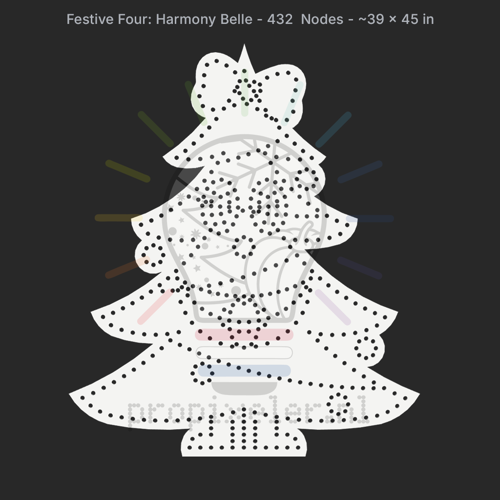 CORO - ProPixeler - Festive Four: Harmony Belle - 432 Pixels