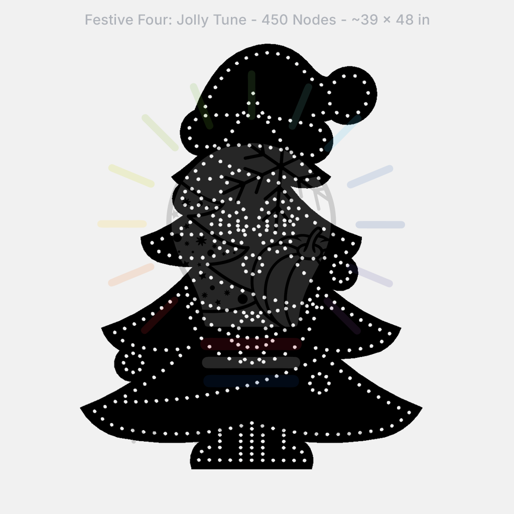 CORO - ProPixeler - Festive Four: Jolly Tune - 450 Pixels