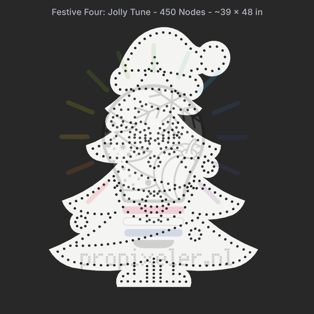 CORO - ProPixeler - Festive Four: Jolly Tune - 450 Pixels
