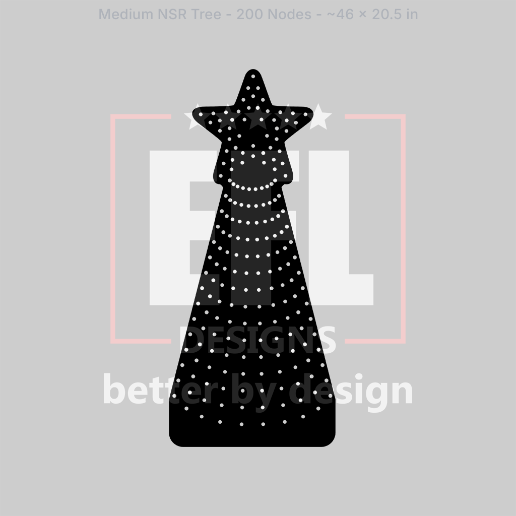 CORO - EFL Designs - Medium NSR Tree - 200 Pixels