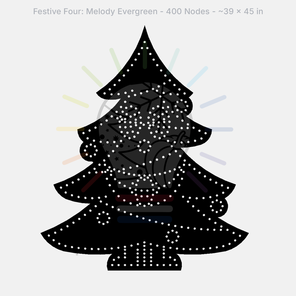 CORO - ProPixeler - Festive Four: Melody Evergreen - 400 Pixels