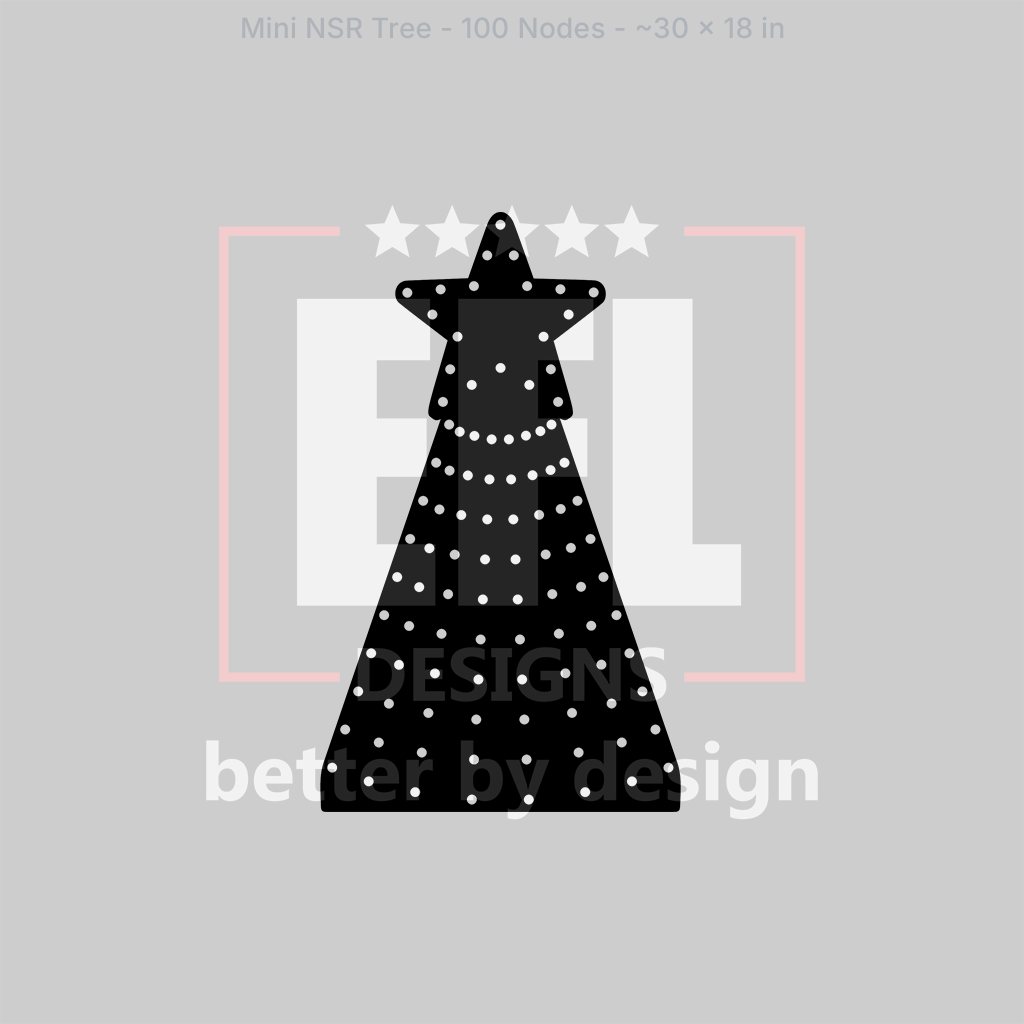 CORO - EFL Designs - Mini NSR Tree - 100 Pixels