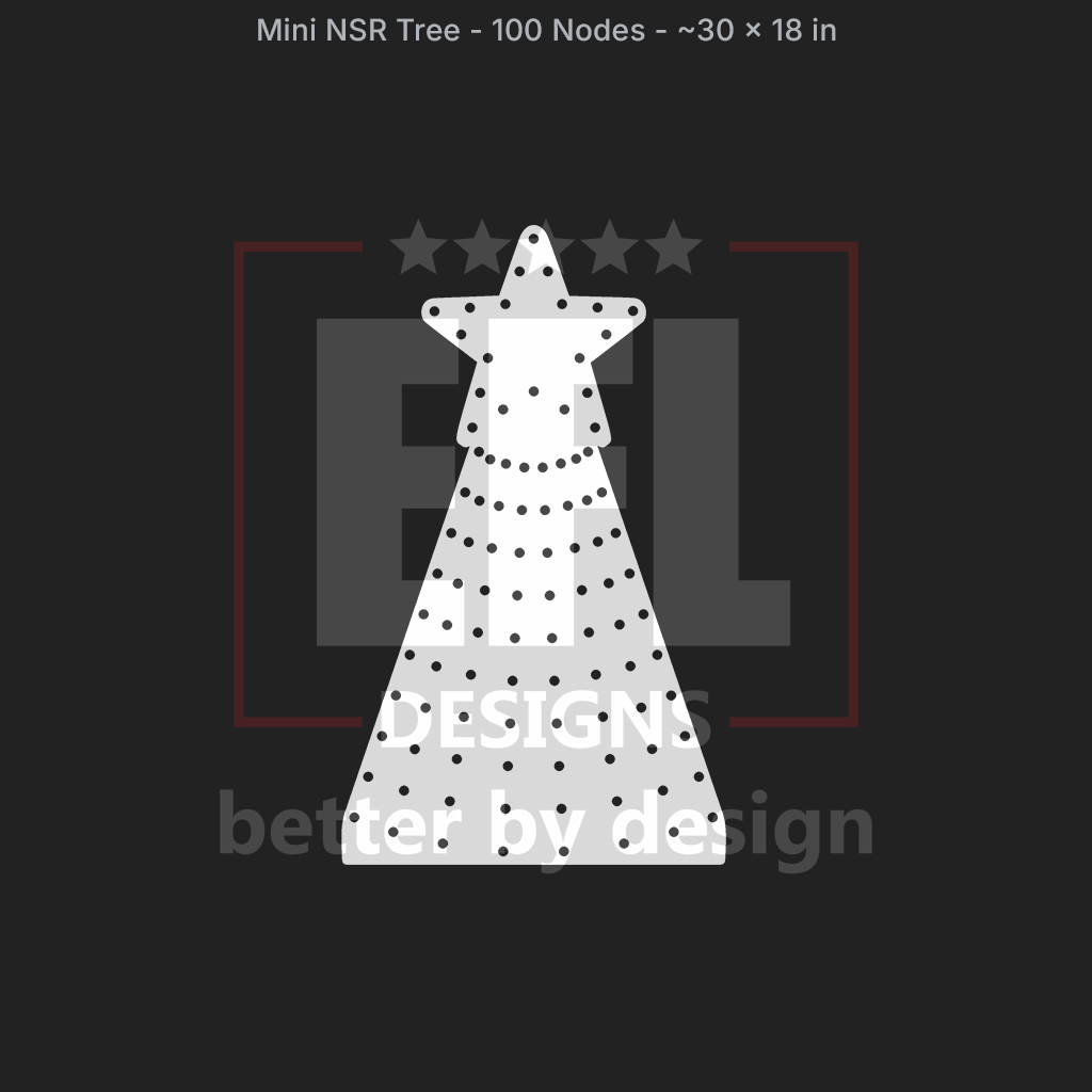 CORO - EFL Designs - Mini NSR Tree - 100 Pixels
