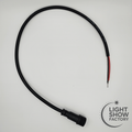 waterproof pixel pigtail connector xconnect male 2 cores
