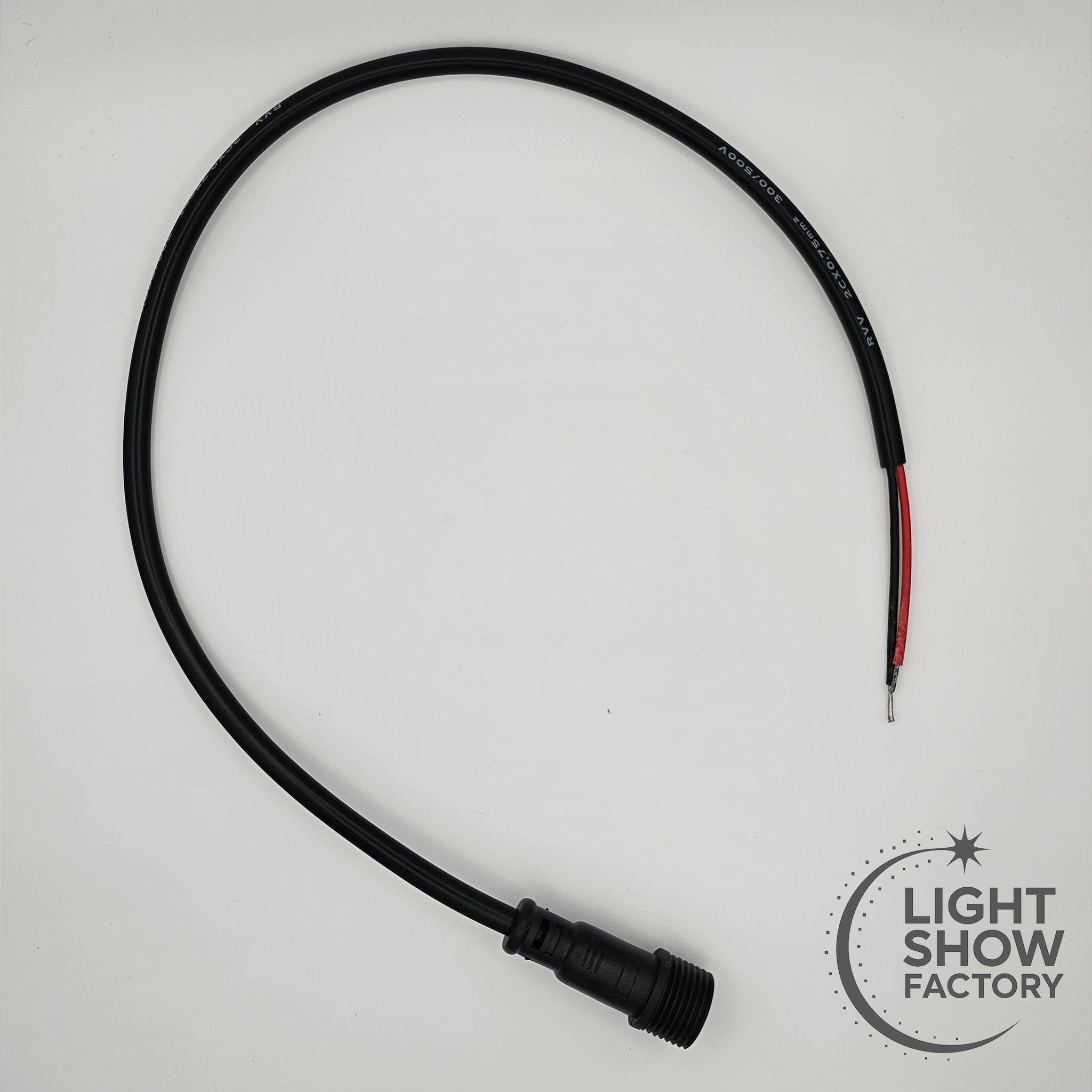 waterproof pixel pigtail connector xconnect male 2 cores