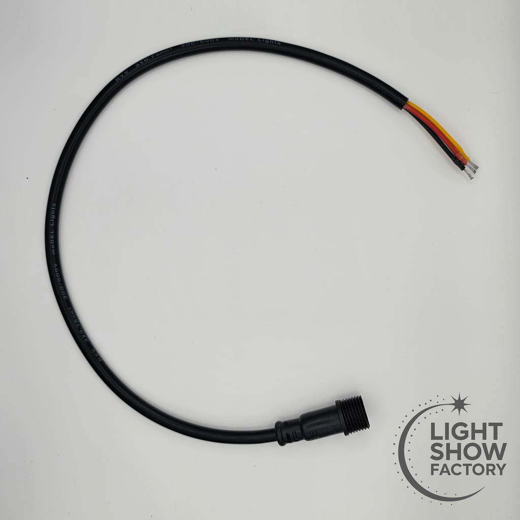 waterproof pixel pigtail connector xconnect male