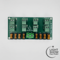 pixel power distribution board with fused outputs for rgb pixel lights