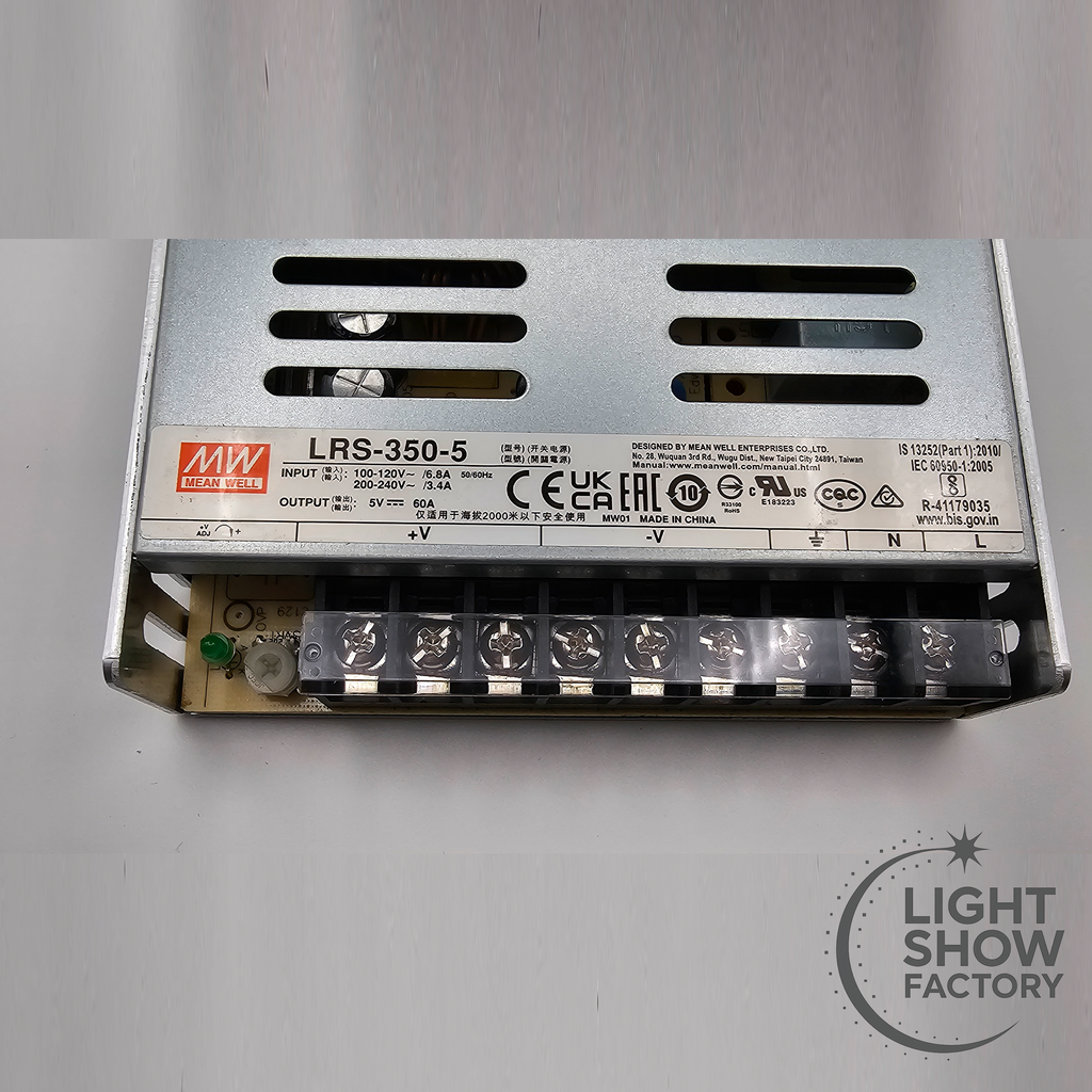 5v switching power supply for rgb pixel lights mean well connector board
