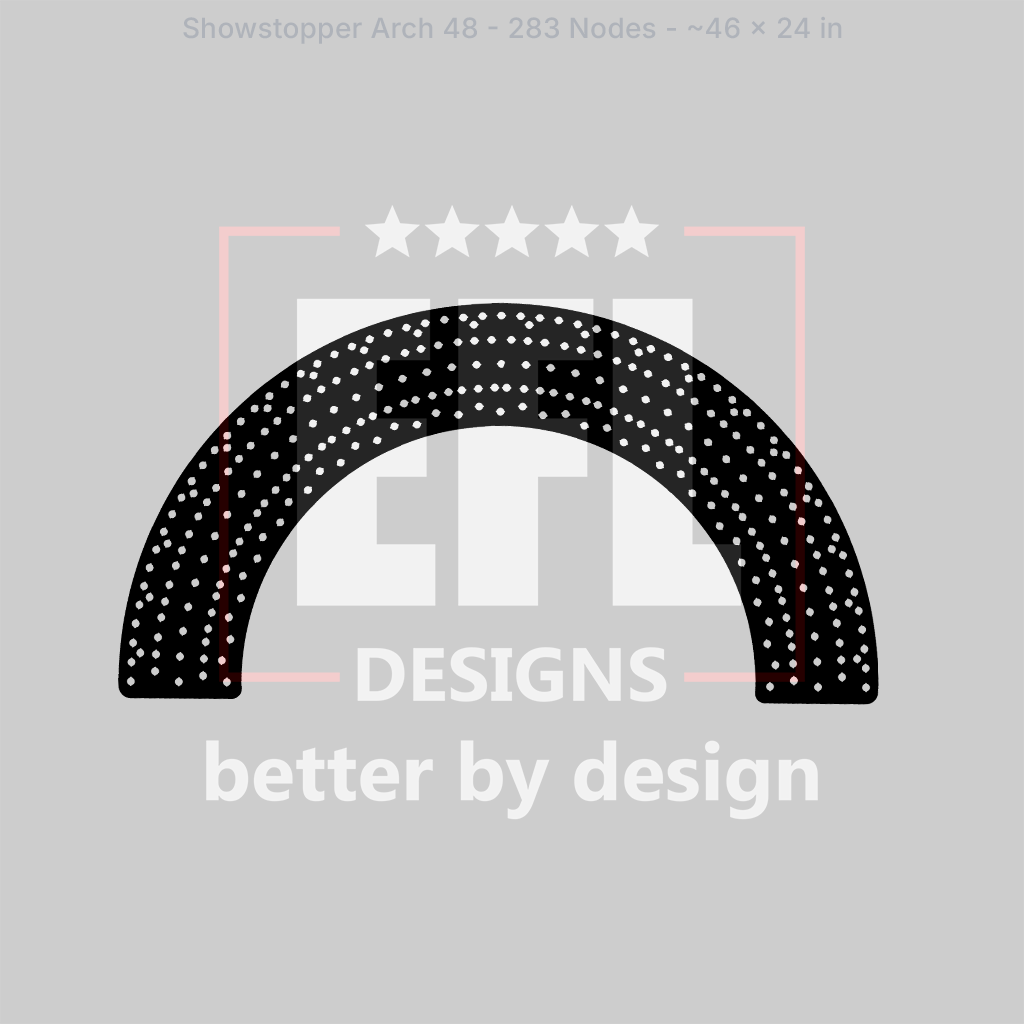 CORO - EFL Designs - Showstopper Arch 48 - 283 Pixels