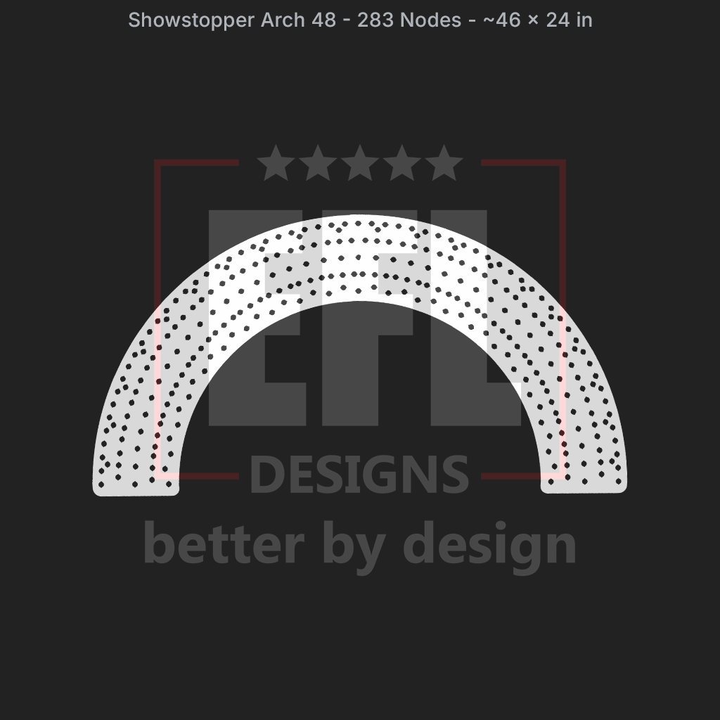 CORO - EFL Designs - Showstopper Arch 48 - 283 Pixels