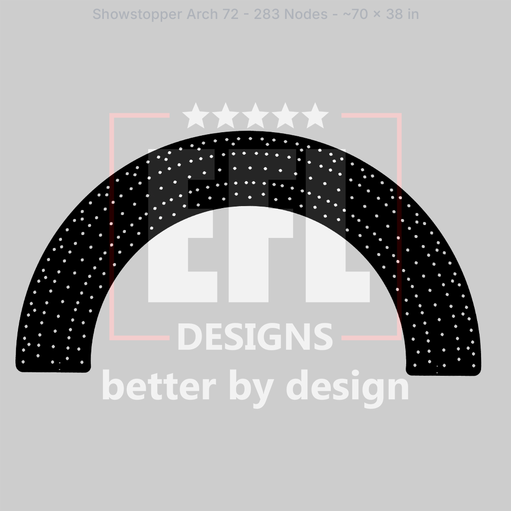 CORO - EFL Designs - Showstopper Arch 72 - 283 Pixels