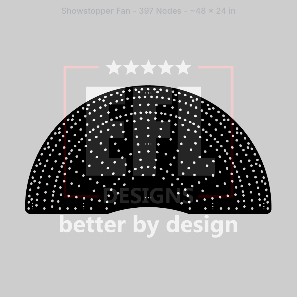 CORO - EFL Designs - Showstopper Fan - 397 Pixels