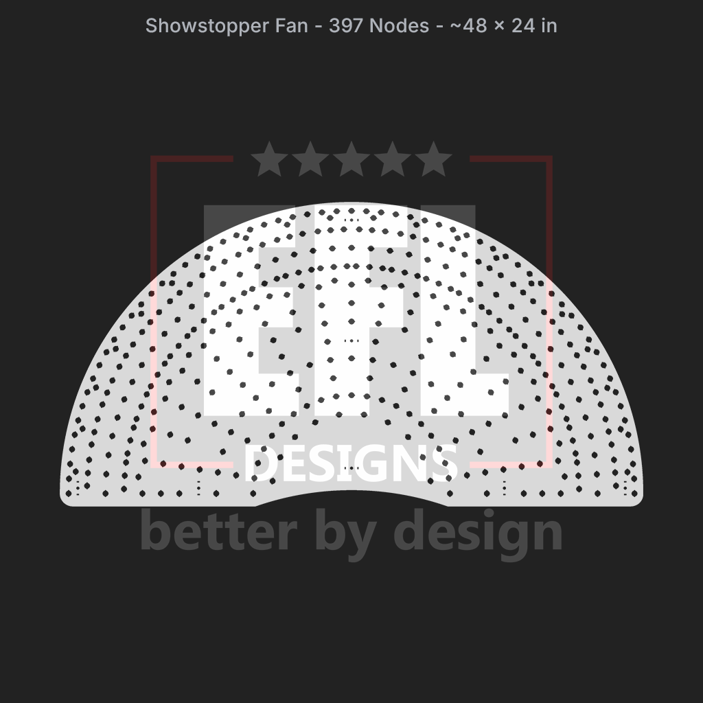 CORO - EFL Designs - Showstopper Fan - 397 Pixels