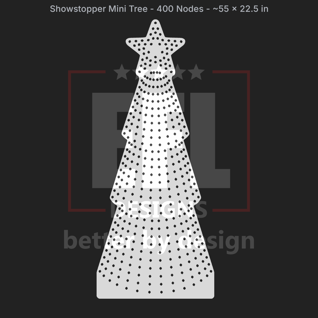 CORO - EFL Designs - Showstopper Mini Tree - 400 Pixels