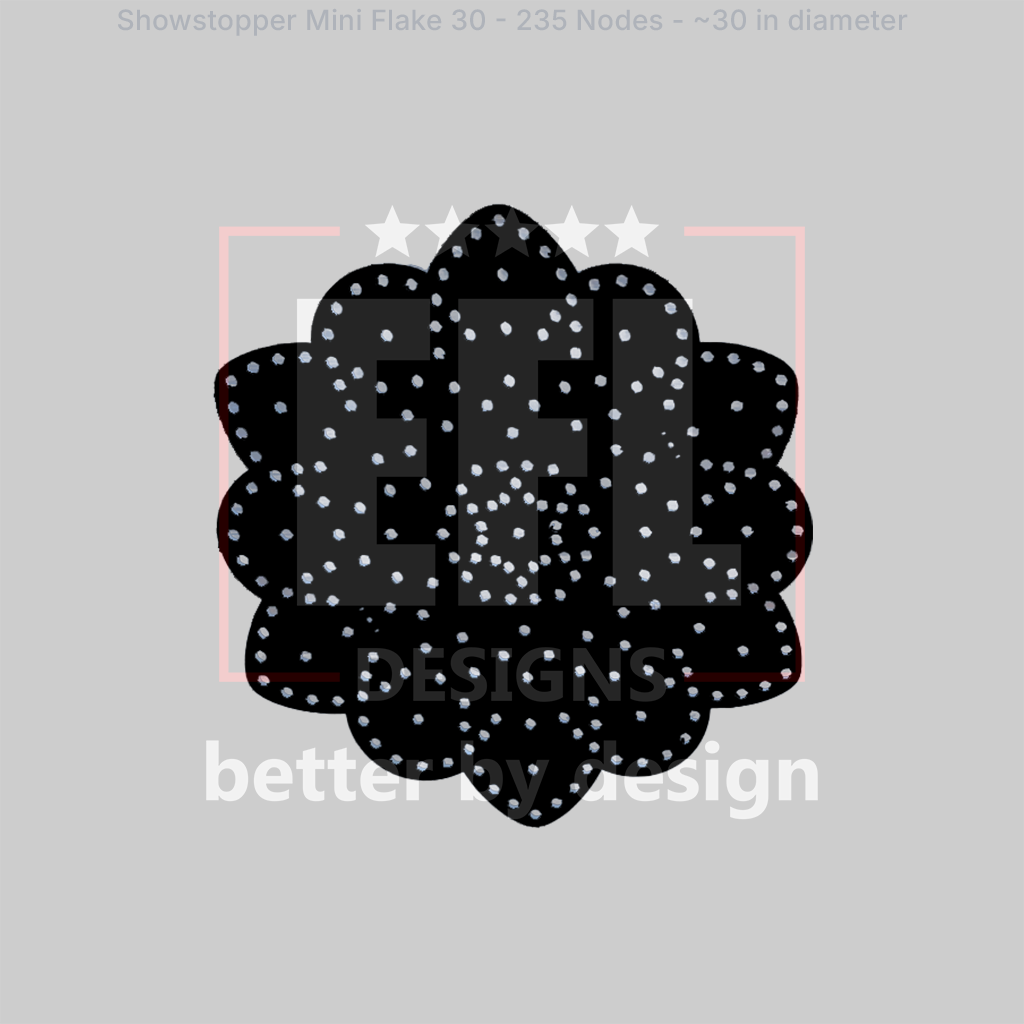 CORO - EFL Designs - Showstopper Mini Flake 30 - 235 Pixels