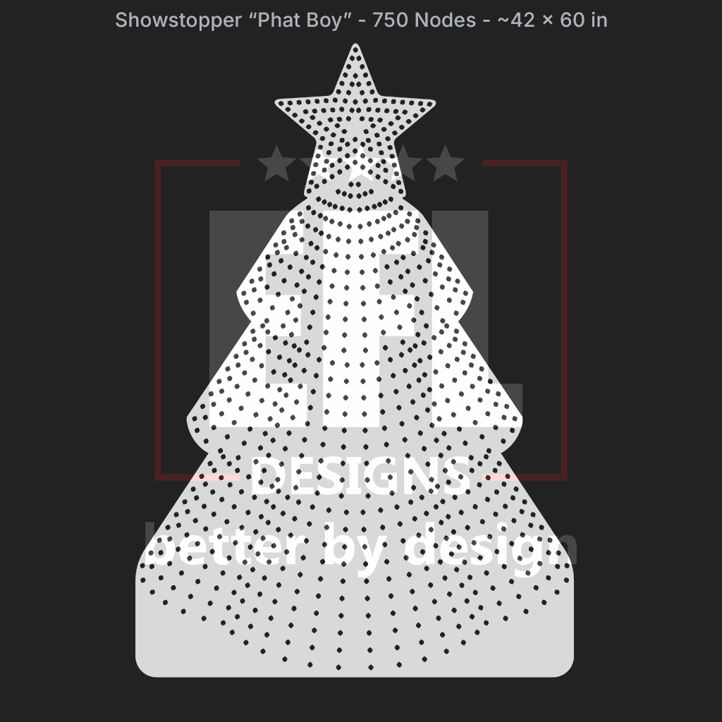 CORO - EFL Designs - Showstopper "Phat Boy" Mini Tree - 750 Pixels