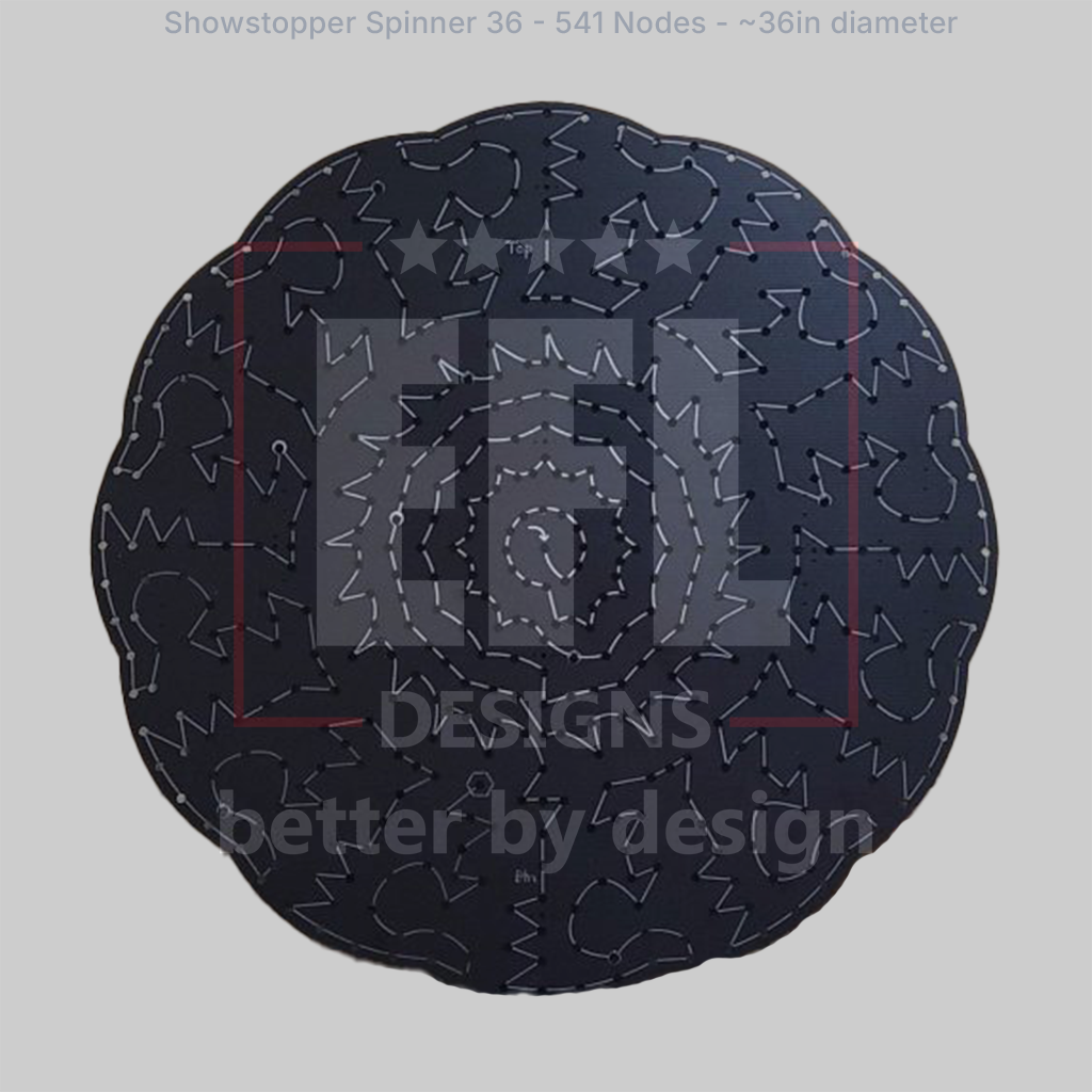 CORO - EFL Designs - Showstopper Spinner 36 - 541 Pixels