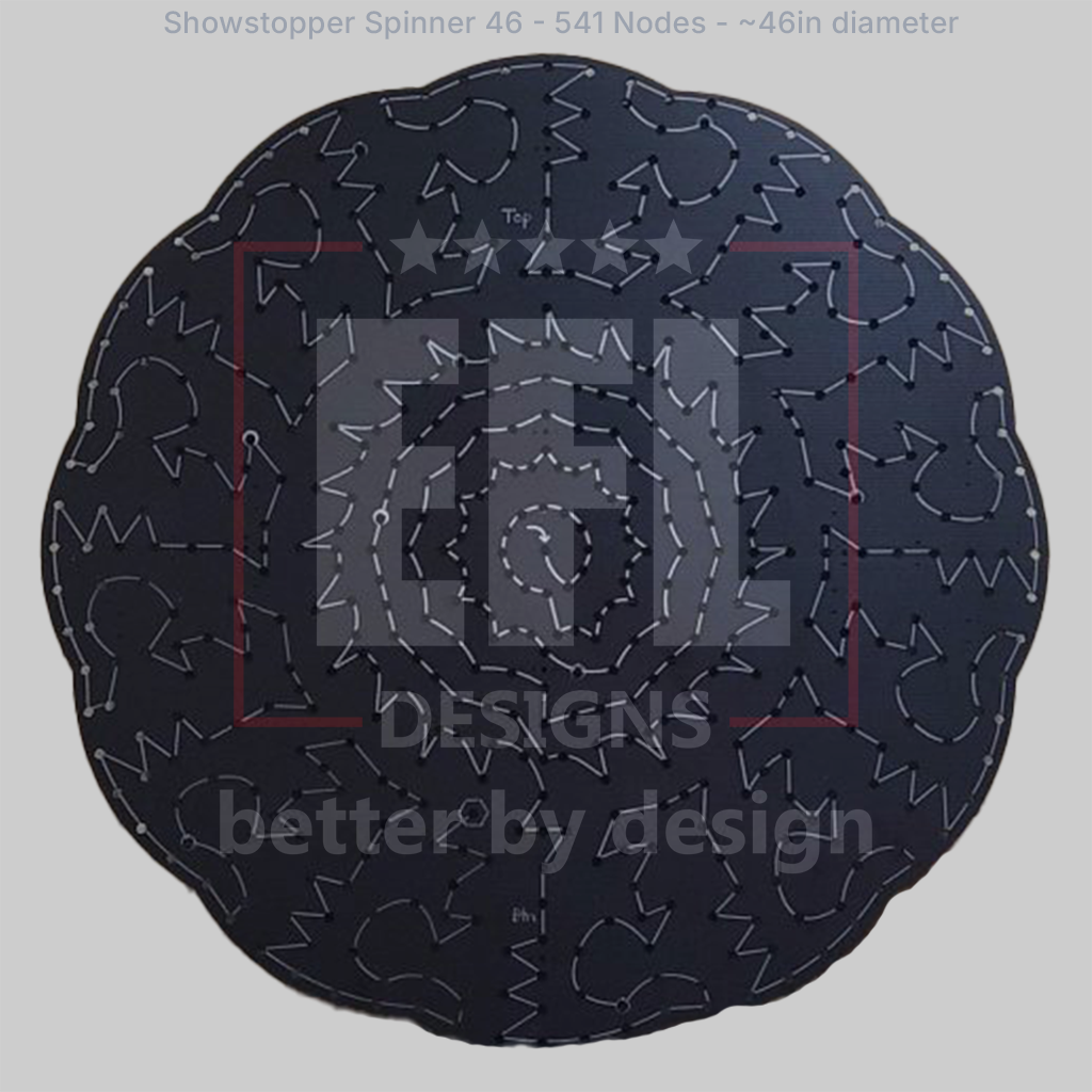 CORO - EFL Designs - Showstopper Spinner 46 - 541 Pixels