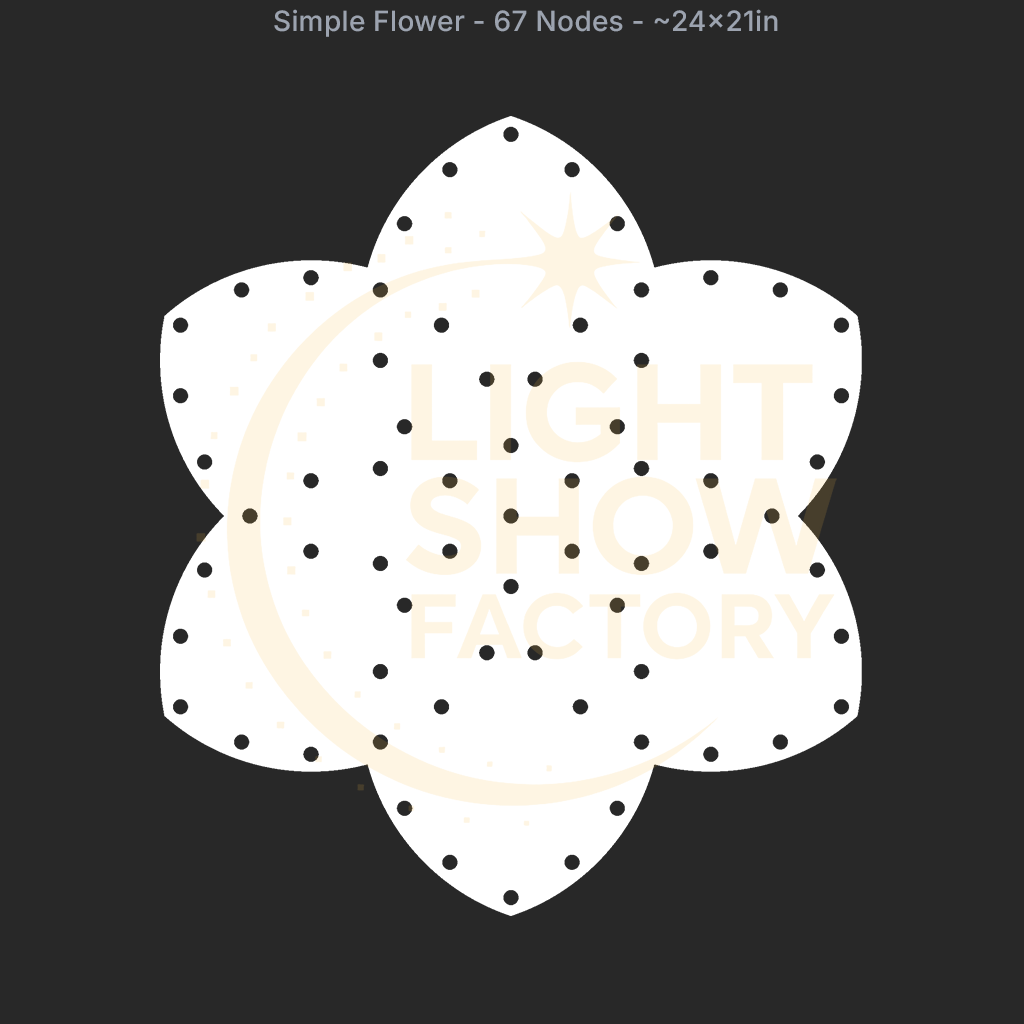 CORO - Simple Flower - 67 Pixels