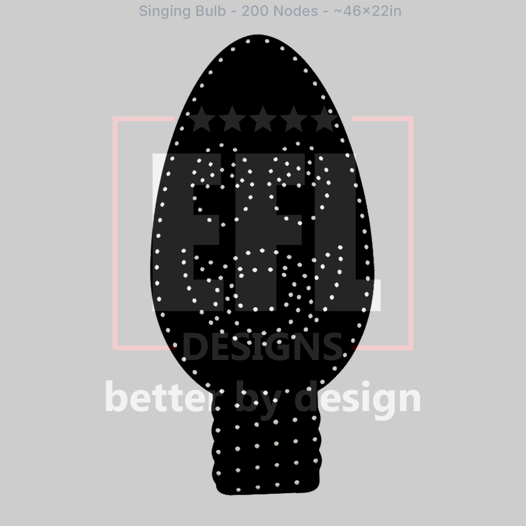 CORO - EFL Designs - Singing Bulb - 200 Pixels