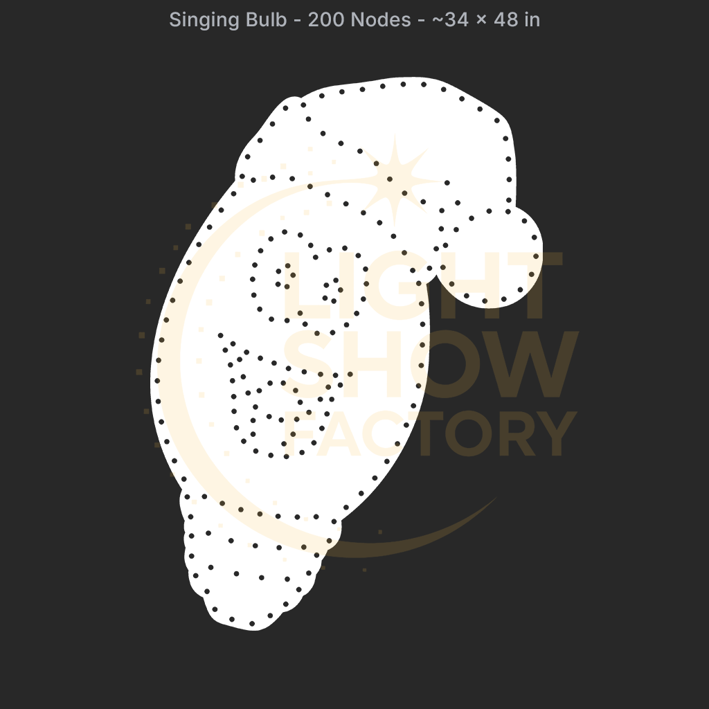 CORO - Singing Bulb - 200 Pixels