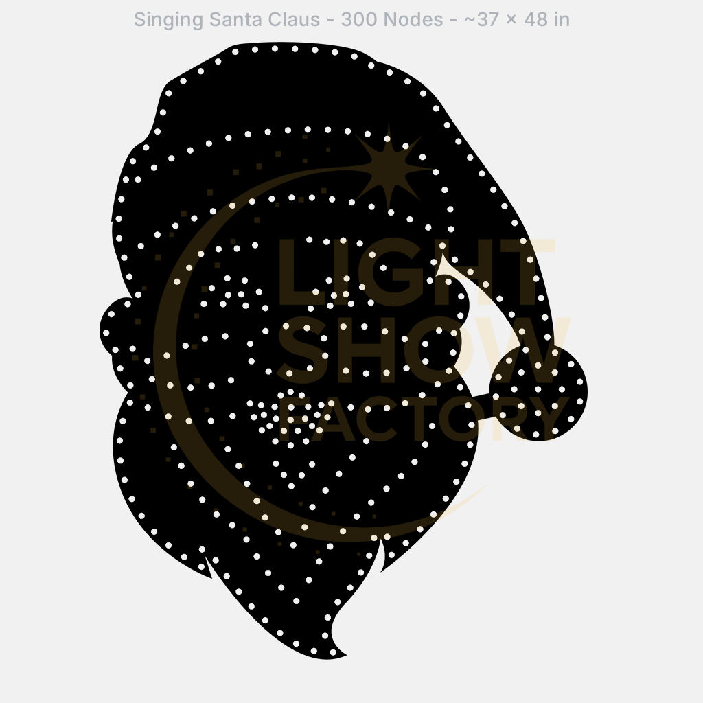 CORO - Singing Santa Claus - 300 Pixels