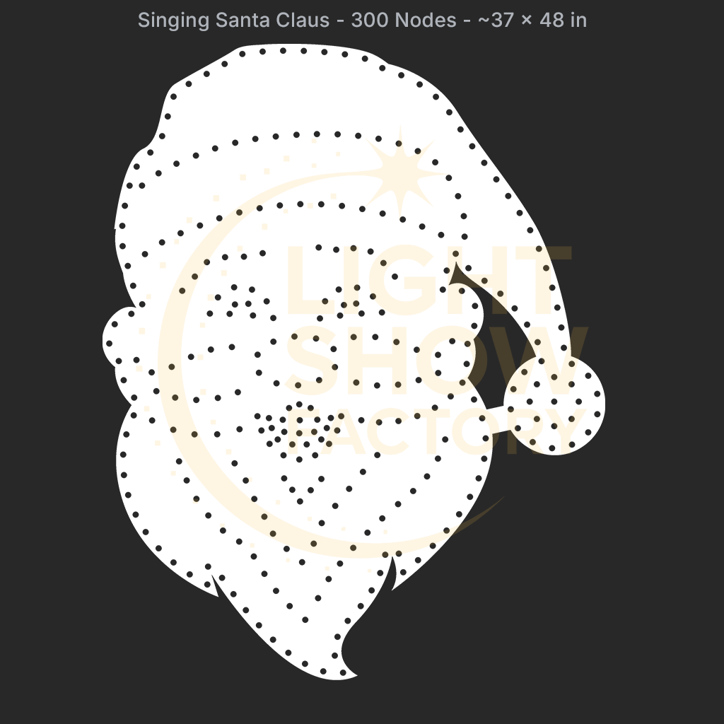 CORO - Singing Santa Claus - 300 Pixels