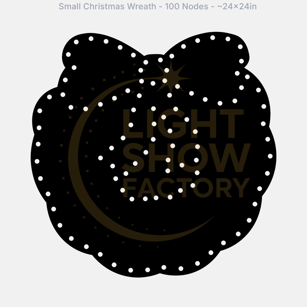 CORO - Small Christmas Wreath - 100 Pixels