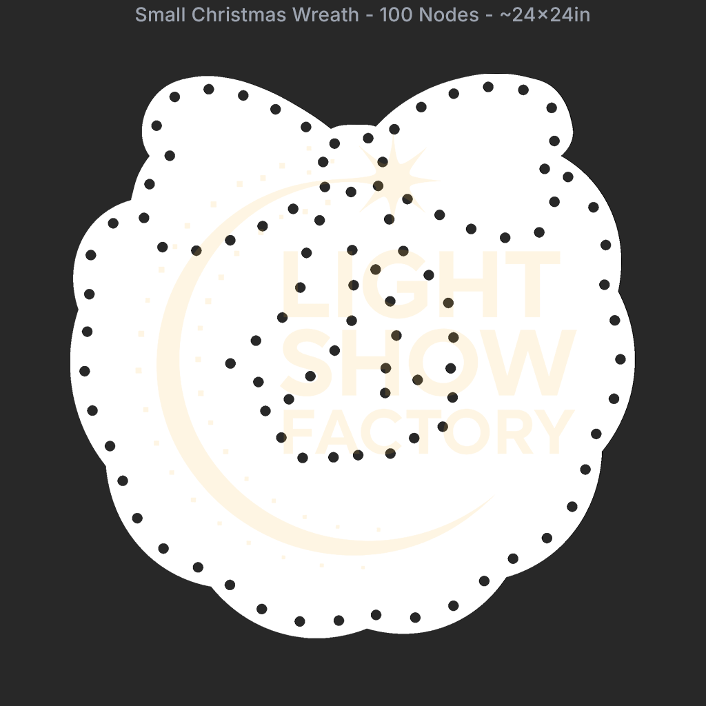 CORO - Small Christmas Wreath - 100 Pixels